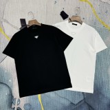 新作 プラダ コピー の春先の最新限定三角標個性的な半袖Tシャツ2色