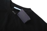 新作 プラダ n級品 24春夏新作胸元赤ゴムロゴラウンドネック半袖Tシャツ2色