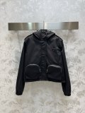 累積売上総額第１位！ プラダ 偽物通販 24 SS春先新キャップスタンドカラーショート丈ジャケット