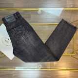 稀少 プラダ コピーおすすめ 4クラウンアルファベット刺繍コーナー同期新品重工水洗いジーンズ