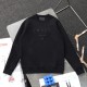 超話題! プラダ スーパーコピー 新重工刺繍アルファベットマーカー式丸首衛衣