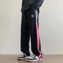 【話題商品！】アディダス コピーおすすめ 定番の三本棒ストレートスポーツパンツカジュアルパンツロングパンツ2色