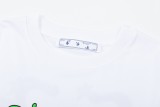日本未入荷 オフホワイト コピーおすすめ OFF-WHITEエイリアン手描きアルファベット大判ロゴプリント