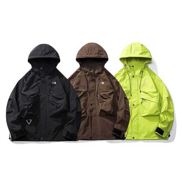 日本未入荷 ザノースフェイス 激安偽物 The North faceの春秋高品質山系重工カップルタイプの工装連帽コート3色