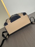 稀少 プラダ スーパーコピー PRADA  デザインのナイロン布と輸入子牛革リュック