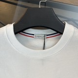 新作 モンクレール n級品 2024新しい刺繍大きなロゴロゴ半袖Tシャツ2色