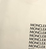 超話題! モンクレール 激安通販 輸入刺繍ラベルカスタム染色と2024新しいラウンドネック半袖