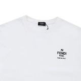 使い勝手良し フェンディ 偽物通販 2024 裾グラデーションLOGO プリント半袖Tシャツ