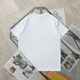 日本未入荷 フェンディ 偽物通販 刺繍 F 斜めアレンジ カジュアル ラウンドネック 半袖 Tシャツ