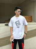 日本未入荷 フェンディ 激安通販 コピー 夏の新限定モデルFF個性モデル半袖Tシャツ