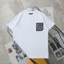 【話題商品！】フェンディ 激安通販 ポケット ジップ カジュアル ラウンドネック 半袖 Tシャツ