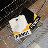 入手困難 フェンディ スーパーコピー 2024春夏 デビルズアイ ジャージー素材 半袖Tシャツ 2色