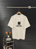超奇跡の入荷☆ フェンディ 偽物通販 24ss夏の胸ロゴLOGOプリントカップル半袖Tシャツ2色