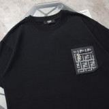 追跡付 フェンディ コピー ポケット ジップ カジュアル ラウンドネック 半袖 Tシャツ