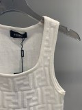 大人気 フェンディ n級品 ダブルF ジャカードニットベスト2色