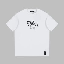 ★超人気 フェンディ 激安通販 の刺繍文字Tシャツ