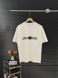 超奇跡の入荷☆ フェンディ 偽物通販 24ss夏の胸ロゴLOGOプリントカップル半袖Tシャツ2色