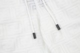超話題! フェンディ コピー 2024ss最新モデルレザーロゴフォームラウンドネック半袖Tシャツ