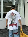 超話題! バレンシアガ コピー 夏の新しい限定亀パリタワー印刷個性段落半袖Tシャツ2色