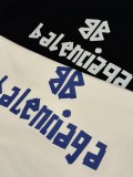【話題商品！】バレンシアガ  n級品 24ssサマーニューグラフィティレタープリントラウンドネックTシャツ半袖2色