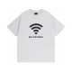 一目惚れ♪ バレンシアガ スーパーコピー 520限定WIFIランウェイモデルプリント半袖Tシャツ