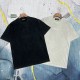 入手困難 バレンシアガ 激安通販 重い刺繍ロゴラベル半袖Tシャツ2色