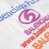 超奇跡の入荷☆ バレンシアガ 偽物通販 カラフルレターバブルプリントロゴ半袖Tシャツ