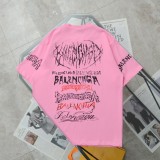 新作 バレンシアガ 激安通販 ロゴプリント 半袖Tシャツ
