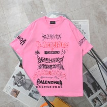 新作 バレンシアガ 激安通販 ロゴプリント 半袖Tシャツ