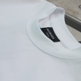 使い勝手良し バレンシアガ n級品 マイクロレーベル ロゴプリント クルーネック 半袖Tシャツ