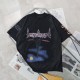 入手困難 バレンシアガ 偽物通販 インバーテッドナイトパイロン ラウンドネック半袖Tシャツ