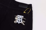 稀少 バーバリー n級品 クラシックロゴポケットストレートレッグジーンズ