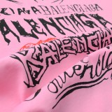 新作 バレンシアガ 激安通販 ロゴプリント 半袖Tシャツ