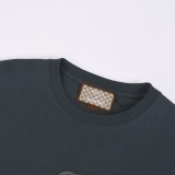 ★超人気 バレンシアガ GUCCI×BALENCIAG 2024SS春夏ブランドダブルGの文字歯ブラシ刺繍半袖Tシャツ
