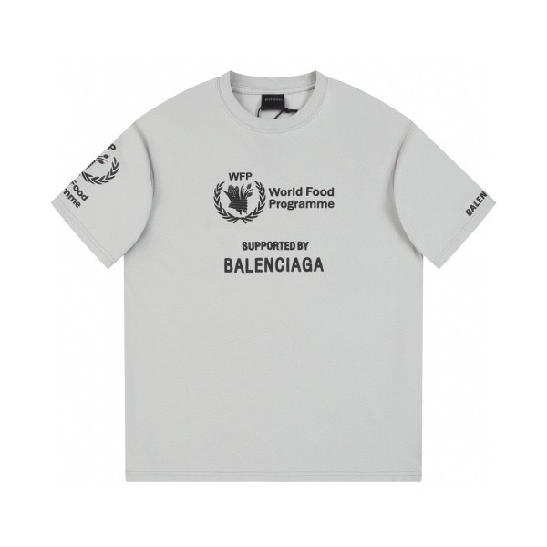 超話題! バレンシアガ 偽物通販 2024SS 春夏新作 グレインプログラム バブルプリント 半袖Tシャツ