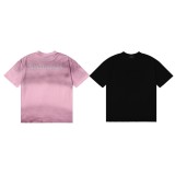 使い勝手良し バレンシアガ コピー 24ss ウォッシュドカップル ラウンドネック半袖Tシャツ2色