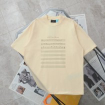 【話題商品！】バレンシアガ コピーおすすめ 着古した新しい音符のロゴプリント半袖Tシャツ