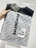 追跡付 バレンシアガ コピーおすすめ メンズ＆レディース ライトニングプリントレター半袖Tシャツ