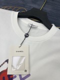大人気 シャネル コピーおすすめ 2024春夏新作プリントロゴラウンドネック半袖Tシャツ2色