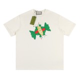 超話題! グッチ 激安偽物 24 SS新作キャンディプリント半袖Tシャツ