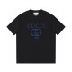 大人気 グッチ 激安通販 2024 SS春夏新作ダブルG重工刺繍半袖Tシャツ