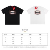 高品質 グッチ コピーおすすめ 24 SS新型キューブダブルGプリント半袖Tシャツ
