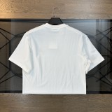 高品質 エルメス スーパーコピー 2024夏新作アルファベット“H”刺繍ロゴ半袖Tシャツ2色