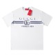 【話題商品！】 グッチ n級品 グラデーションロゴアルファベットプリント半袖Tシャツ