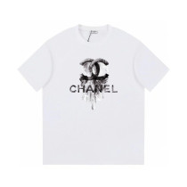 【限定】シャネル 激安通販 全ネット独占爆発型インクかけシリーズ半袖Tシャツ