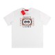 ★超人気 グッチ 偽物通販 24 SS新型キューブダブルGプリント半袖Tシャツ