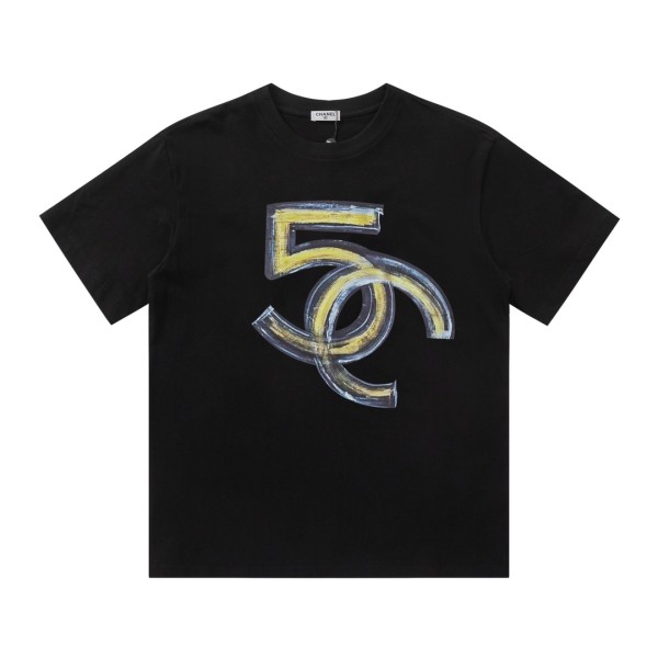 ★超人気 シャネル コピーおすすめ アルファベットプリントロゴTシャツ半袖