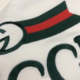 日本未入荷 グッチ n級品 2024春夏新作定番刺繍ロゴラウンドネックTシャツ