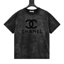使い勝手良し シャネル コピーおすすめ水洗いダブルC半袖Tシャツ