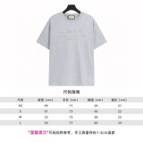使い勝手良し グッチ n級品 24春夏最新クラシックアルファベットロゴ刺繍半袖